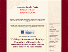 Tablet Screenshot of amandapandaparty.com